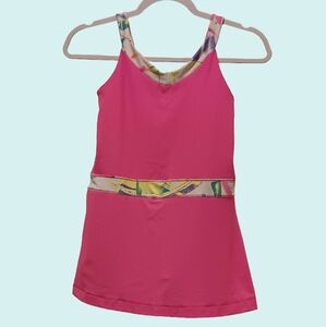 Girls Bright Pink Athletic Dress- 90 Degree Size: 10